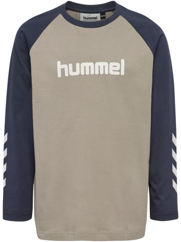Hummel T-Shirt Hmljr Logo Jungen in VINTAGE KHAKI