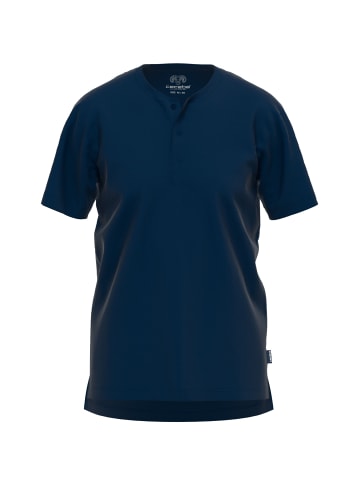 CECEBA Shirt Houston in blau-dunkel-uni