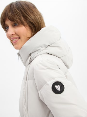 Mos Mosh Daunenmantel MMNova Square in beige - 0004