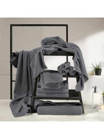 REDBEST Frottier, Leichtfrottier Handtuch 12er-Pack Oceanside in anthrazit