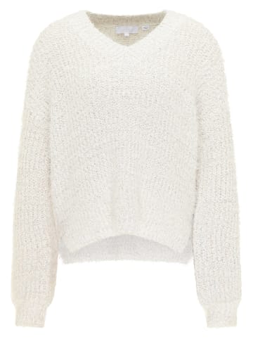 usha WHITE LABEL Strickpullover in Wollweiss