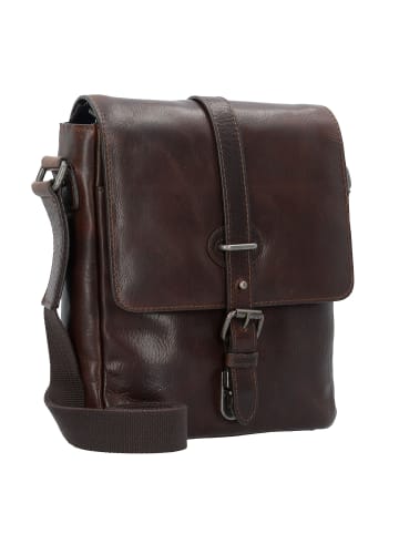Leonhard Heyden Roma Umhängetasche Leder 22 cm braun