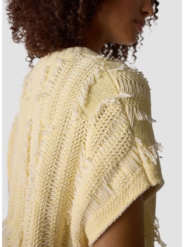 LeComte Strickpullover "Floral Vibes" in Limoncello