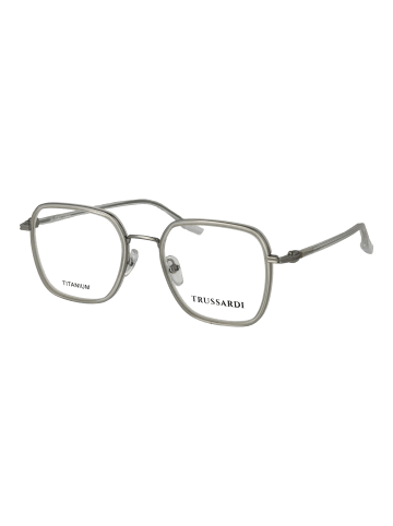 Trussardi Unisex Optische Fassungen Quadratisch Grau