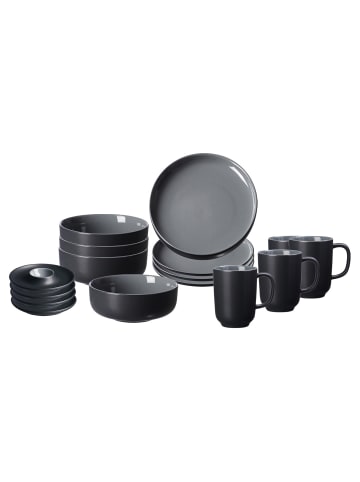 Ritzenhoff & Breker 16er Set Frühstücksset Jasper in Schwarz