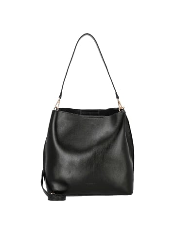 Seidenfelt Alunda Hobo - Schultertasche 33 cm (glossy black) in glossy black