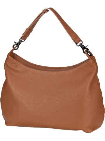 Mandarina Duck Beuteltasche Mellow Leather Shoulder FZT80 in Indian Tan