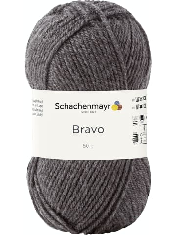 Schachenmayr since 1822 Handstrickgarne Bravo, 50g in Mittelgrau Meliert