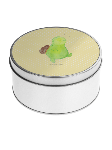 Mr. & Mrs. Panda Geschenkdose Schildkröte Pfeifen ohne Spruch in Gelb Pastell