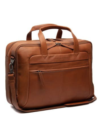 The Chesterfield Brand Wax Pull Up Aktentasche Leder 44 cm Laptopfach cognac