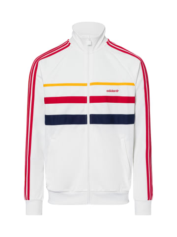 Adidas originals Sweatjacke in weiß rot - 0001