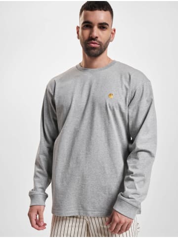 Carhartt WIP Longsleeves in grey heather/gold