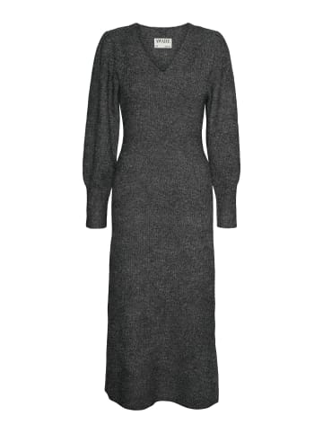 Vero Moda Strickkleid in Dark Grey Melange
