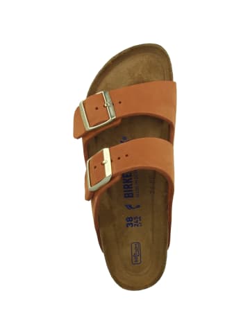 Birkenstock Sandale Arizona SFB Nubukleder Weichbettung schmal in braun