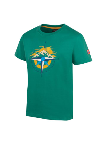 Trollkids T-Shirt Trondheim (GOTS) in jungle green