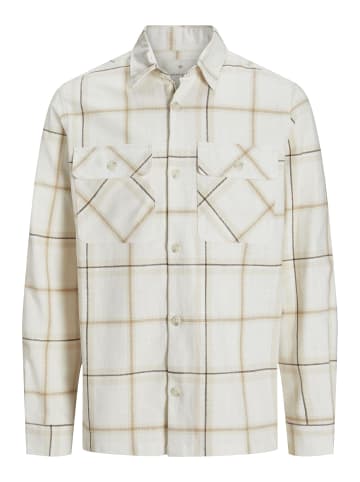 Jack & Jones Overshirt in Cloud Dancer