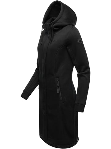 ragwear Kurzmantel Letti Long Bonded in Black