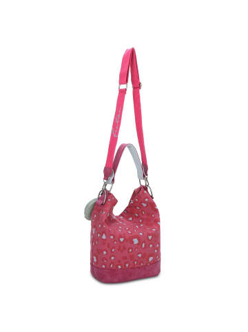 Fritzi aus Preußen Izzy07 Olga Canvas Schultertasche 27 cm in leo pink