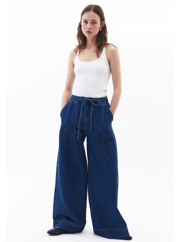 OXXO Röhrenhose MID BLUE DENIM