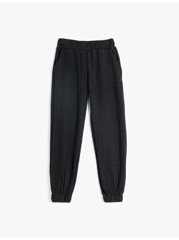 KOTON Sweathose in Schwarz