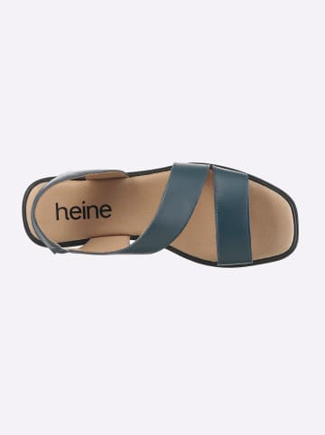 Heine Sandale in marine