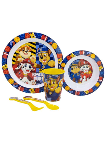 Paw Patrol Teller-Set Mikrowellengeeignet 5-teiliges Kindergeschirr