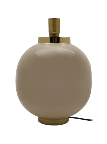 Kayoom Tischlampe Art Deco 125 in taupe - gold