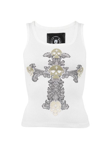 Roberto Geissini Gold Skull Top