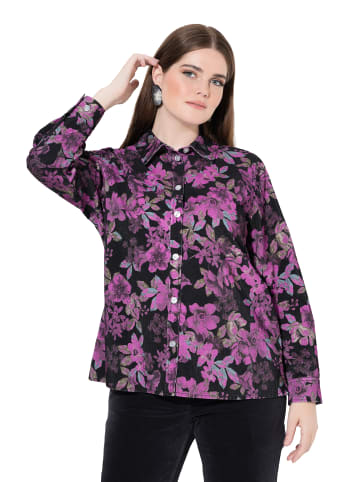 Ulla Popken Hemdbluse in flieder