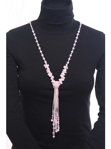 collezione alessandro Lange Kette " Ella " in rosa