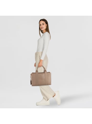 Cowboysbag Oily Cow Schultertasche Leder 37 cm in mocca