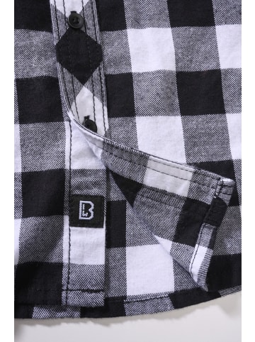 Brandit Hemd "Kids Check Shirt Long Sleeve" in Weiß