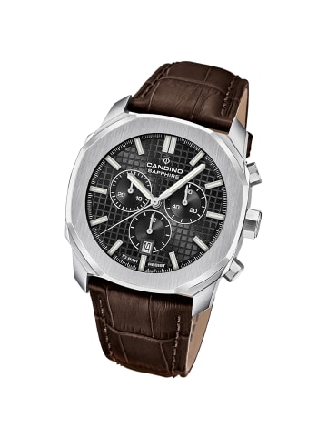 Candino Chronograph-Armbanduhr Candino Sport braun groß (ca. 44mm)