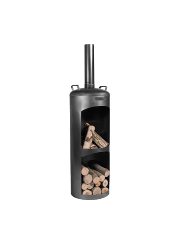 GMD Living Gartenkamin FARO in Schwarz