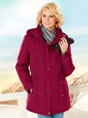 Sieh an! Jacke in weinrot