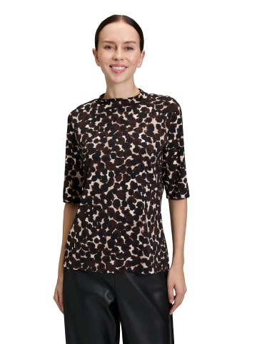 Betty Barclay Printshirt mit Stehkragen in Braun/Beige
