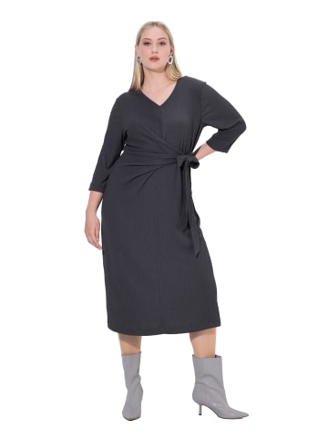 Ulla Popken Kleid in mittel grau melange
