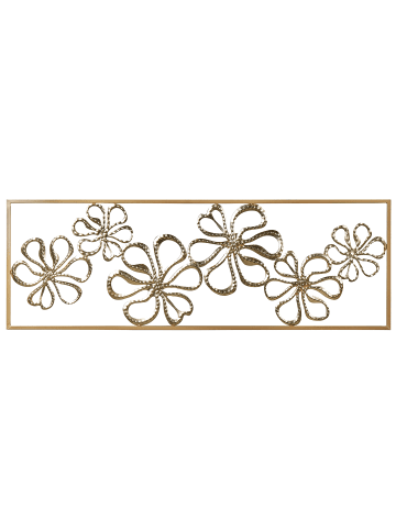 Beliani Wandobjekt CERIUM in Gold - (W) 90 x (H) 31 x (L) 0.5 cm
