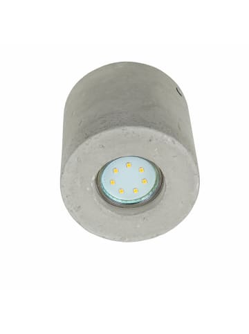 Licht-Erlebnisse Deckenlampe Ø 10 x (H)10 cm in Grau