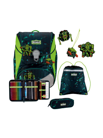 Scout Alpha Schulranzen-Set 4-teilig in Cubes