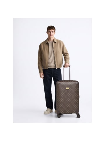 Lazarotti Palermo 4 Rollen Trolley M 66 cm dark brown 1