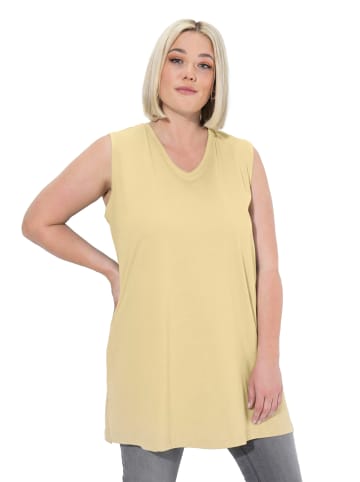 Ulla Popken Strick-Top in blassgelb