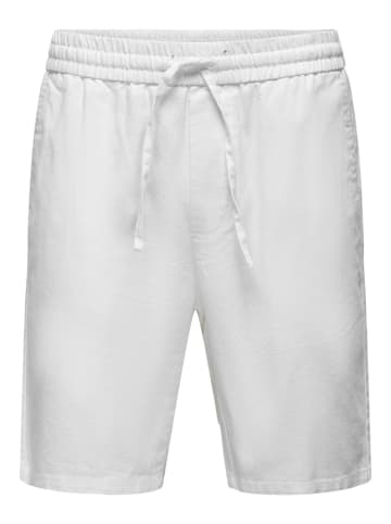 Only&Sons Short ONSLINUS regular/straight in Weiß
