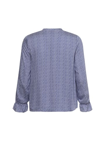 More & More Bluse in indigo weiß