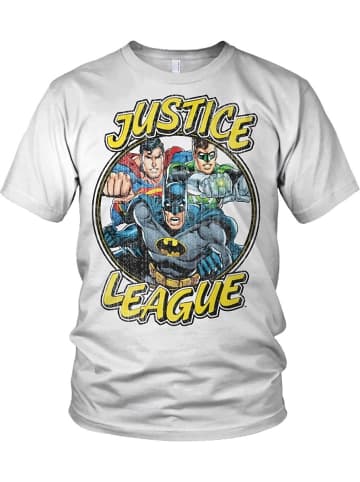 Justice League T-Shirt in Weiß