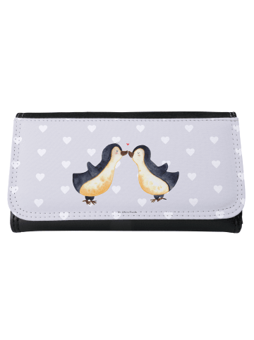 Mr. & Mrs. Panda Portemonnaie Pinguin Liebe ohne Spruch in Grau Pastell