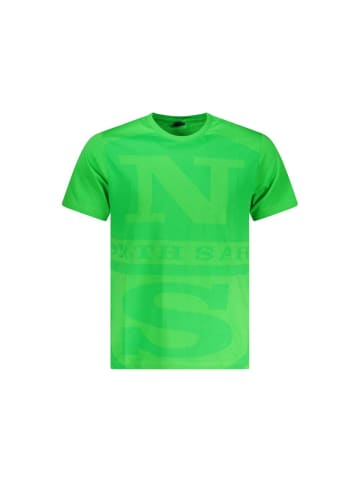 North Sails Grün Baumwolle Herren T-Shirt