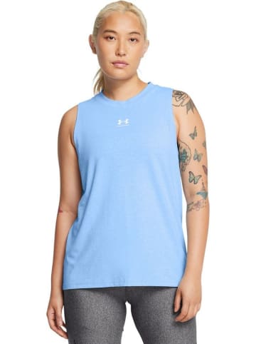 Under Armour Top "Ua Rival Muscle Tank" in Blau