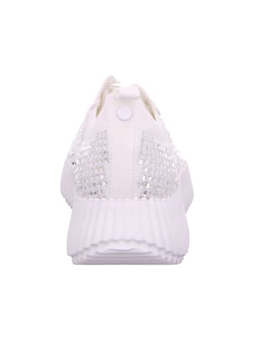 La Strada Sneaker in white knitted
