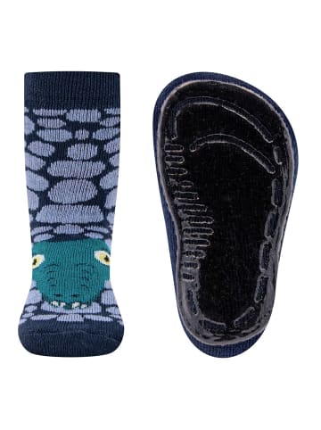 ewers Stoppersocken Krokodil in navy